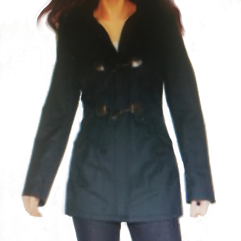 🌹HP🌹Stylish Hooded Toggle Light weight Trench Coat Utility Tailored Blazer - Picture 3 of 7